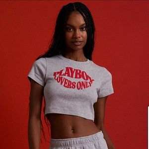 Playboy by Pacsun Playboy Lovers Only Crop Top